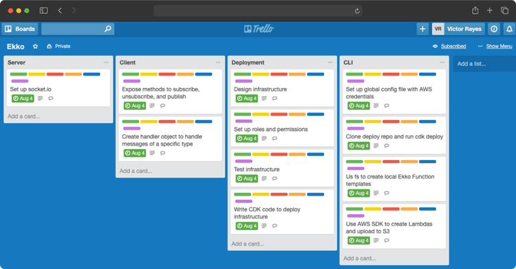 Reaction application